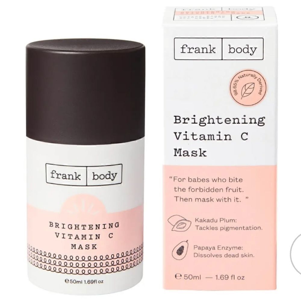 New Frank Body Brightening Vitamin C Mask
